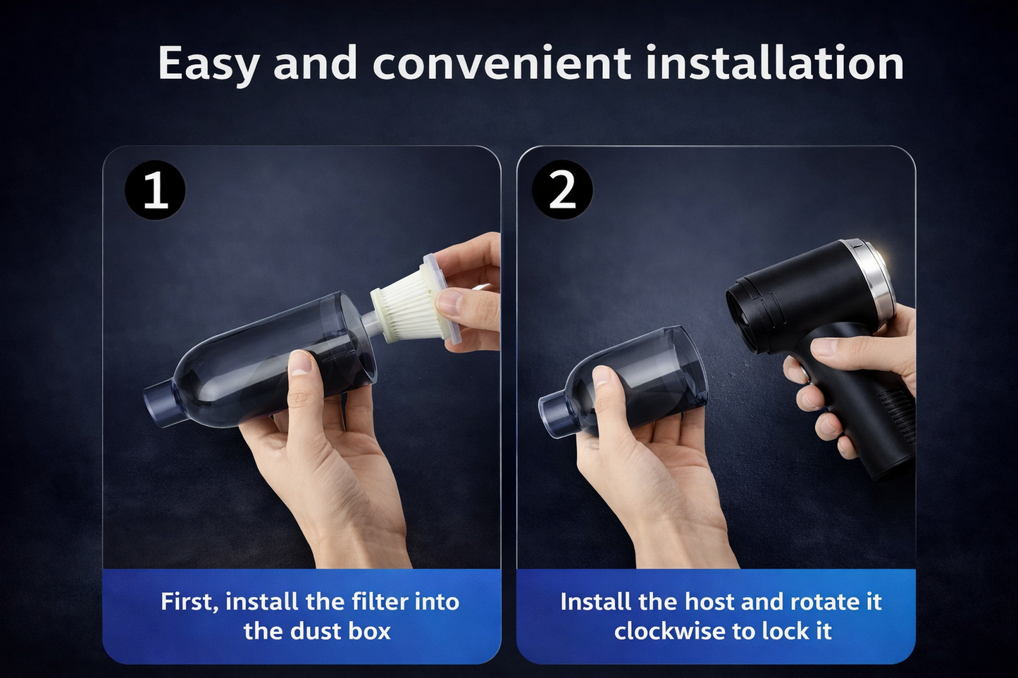 AeroClean-Vacuum Suction Cleaner – Portable Wireless Air Duster